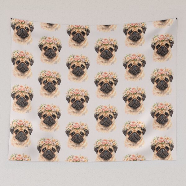 Item preview, Pug Dog   Portrait Watercolor Pet Lovers designed and sold by erozzz.