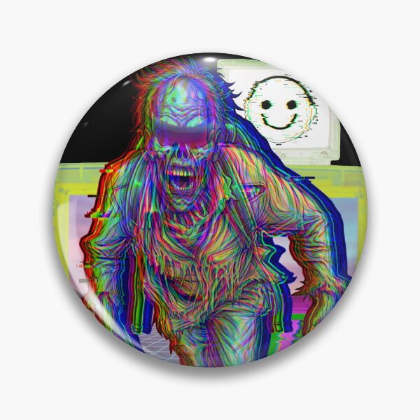 Item preview, Digital Nightmare - Acid Glitch Zombie designed and sold by Carpediemdeluxe.