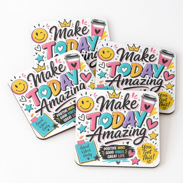 Item preview, Make Today Amazing Positive Lifestyle Sticker designed and sold by Omanut Studio — By Ashwin..