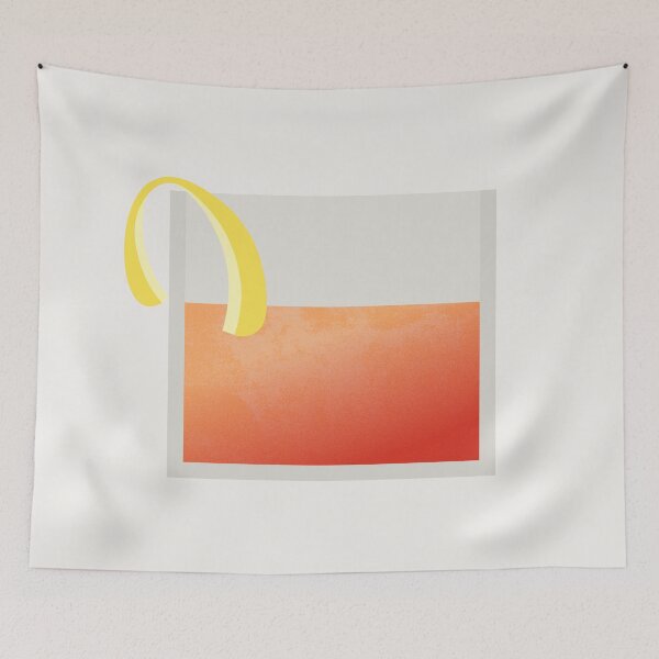 Item preview, Sazerac Cocktail Minimalist Illustration designed and sold by aio.