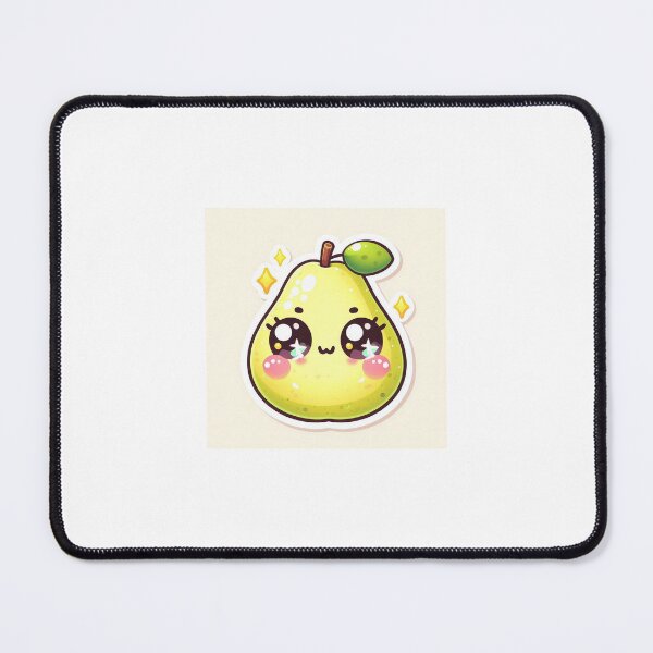 Item preview, Kawaii Pear Fruit Sticker designed and sold by PastelPawsArt.