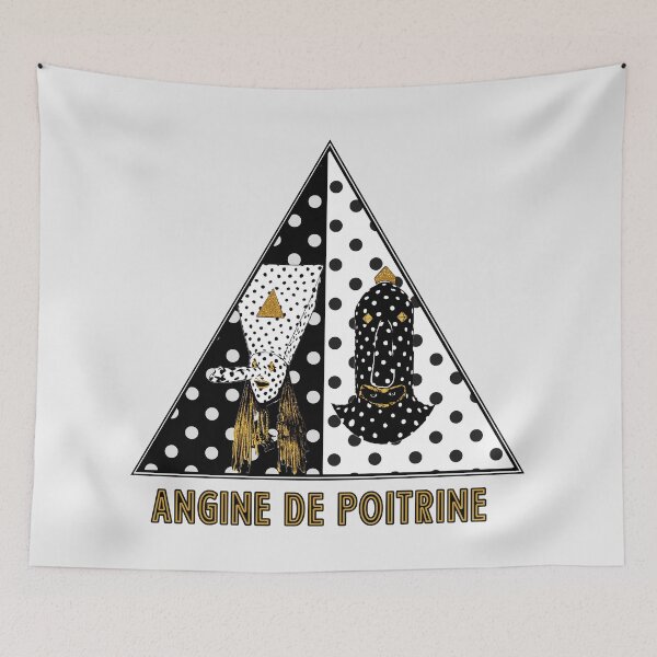 Item preview, Angine de Poitrine – Geometric Artistic Illustration designed and sold by AngryToro.