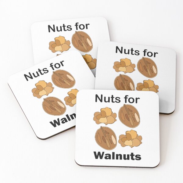 Item preview, Nuts For Walnuts Funny Pun Design  designed and sold by Nisha Prabhu.
