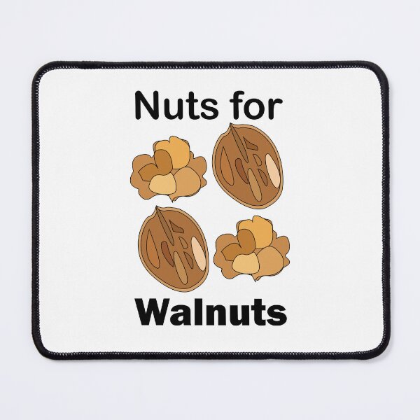 Item preview, Nuts For Walnuts Funny Pun Design designed and sold by Nisha Prabhu.