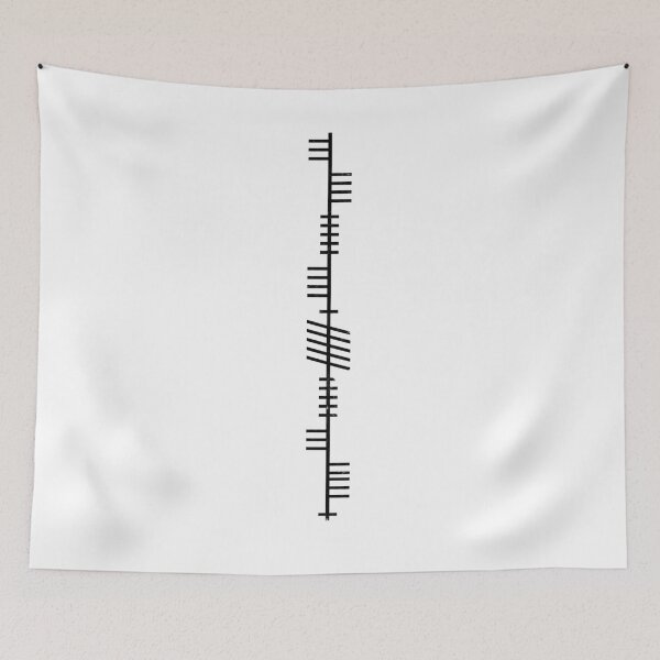 Item preview, Anti-Racist in Ogham designed and sold by Red-Star-Coop.