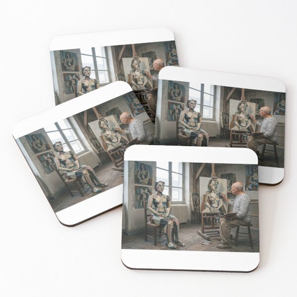 Item preview, Pablo Picasso and his Cubist Model designed and sold by Halifaxartguy.