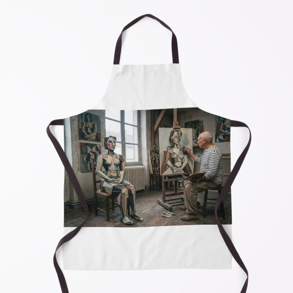 Item preview, Pablo Picasso and his Cubist Model designed and sold by Halifaxartguy.