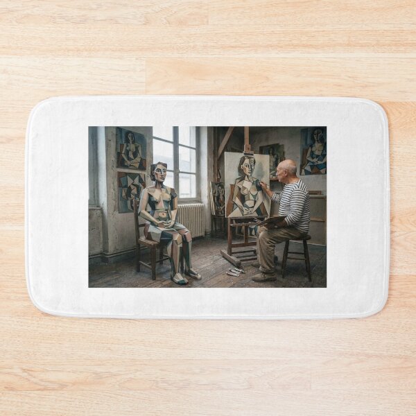 Item preview, Pablo Picasso and his Cubist Model designed and sold by Halifaxartguy.