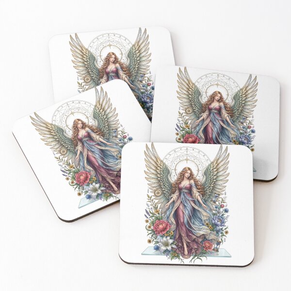 Item preview, Gothic Angel Wings Floral Art designed and sold by Sovereign Supply Co..