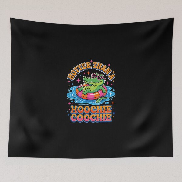 Item preview, Hotter Than A Hoochie Coochie Alligator Summer Pool Fun designed and sold by longngusuc.