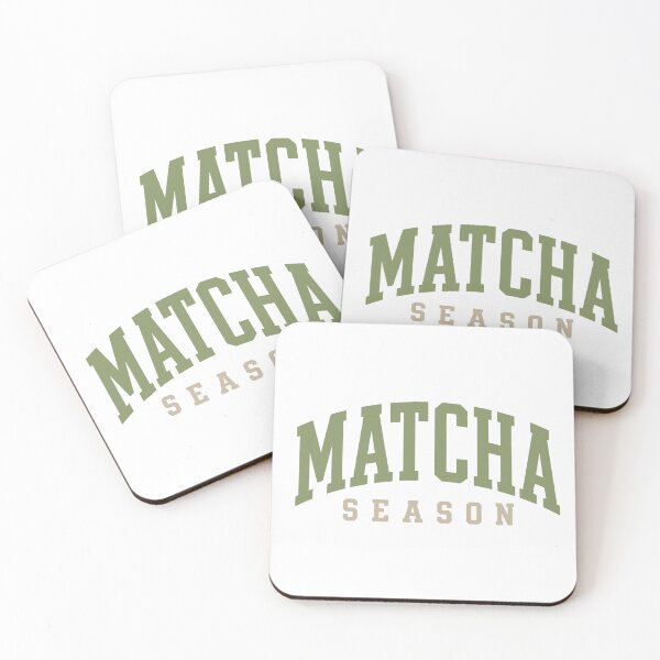 Item preview, Matcha Season Green Tea Aesthetic Latte Cafe Varsity designed and sold by JackCurtis1991.