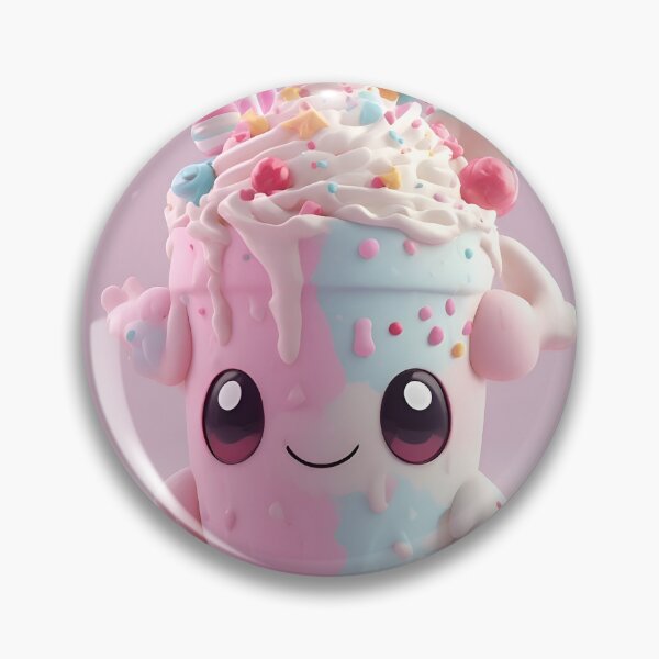 Item preview, **Kawaii Milkshake Mascot**, adorable milkshak designed and sold by : CraftyVibes.