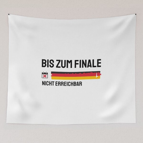Item preview, Unreachable until the final | Funny football fan shirt Germany tournament designed and sold by FashionFlairLab.
