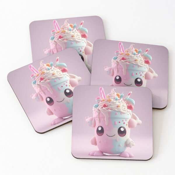 Item preview, **Kawaii Milkshake Mascot**, adorable milkshak designed and sold by : CraftyVibes.
