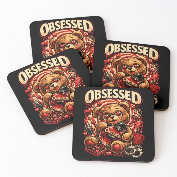Item preview, Obsessed Teddy Bear Love Addiction designed and sold by KICOR.