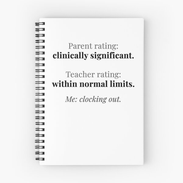 Item preview, School Psychologist Funny Behavior Rating Scale Quote designed and sold by 2SDFromFine.