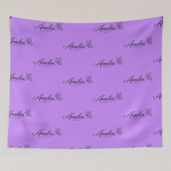 Item preview, Amelia Butterfly Name Art | Luxury Feminine Calligraphy Design designed and sold by AnadAA.