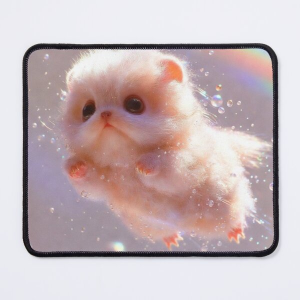 Item preview, Floating Rainbow Fluffy Creature – Cute Fantasy Art Design designed and sold by Vibescapes.