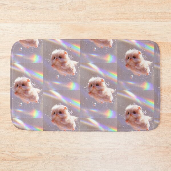 Item preview, Floating Rainbow Fluffy Creature – Cute Fantasy Art Design designed and sold by Vibescapes.