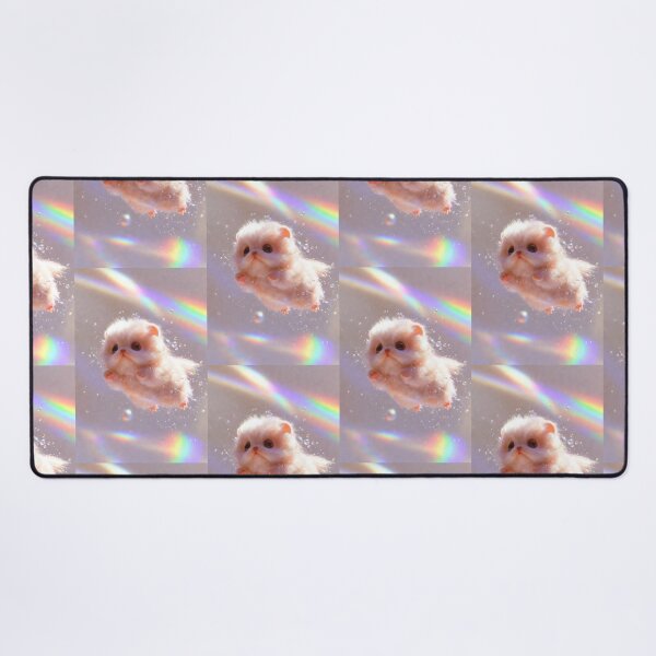 Item preview, Floating Rainbow Fluffy Creature – Cute Fantasy Art Design designed and sold by Vibescapes.