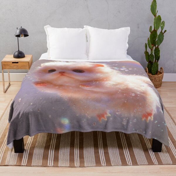 Item preview, Floating Rainbow Fluffy Creature – Cute Fantasy Art Design designed and sold by Vibescapes.