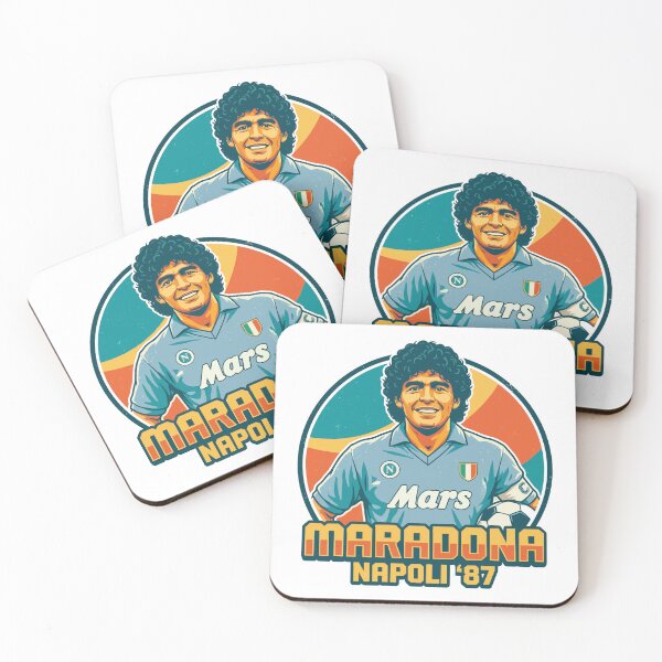 Item preview, Vintage 1980s Diego Maradona Napoli Portrait designed and sold by PixelCatalyst.