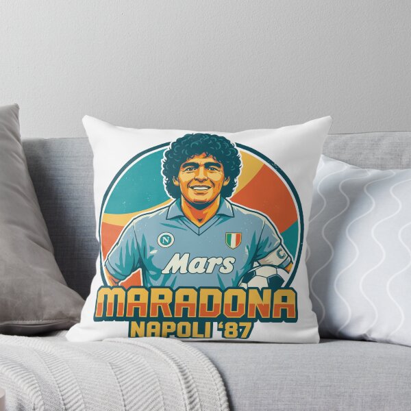 Item preview, Vintage 1980s Diego Maradona Napoli Portrait designed and sold by PixelCatalyst.