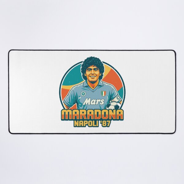 Item preview, Vintage 1980s Diego Maradona Napoli Portrait designed and sold by PixelCatalyst.