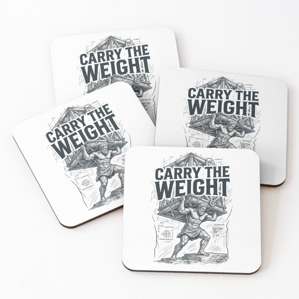 Item preview, Carry The Weight Responsibility Leadership Shirt designed and sold by Origon Prints.