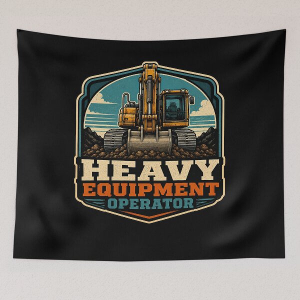 Item preview, Heavy Equipment Operator Excavator Construction Worker Design designed and sold by kakmi-art.