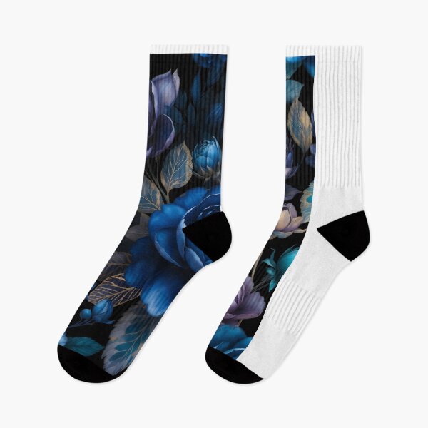 Item preview, Royal Sapphire Bloom | Luxury Blue Floral Pattern | Elegant Botanical Flower Design designed and sold by GalleryPeak.
