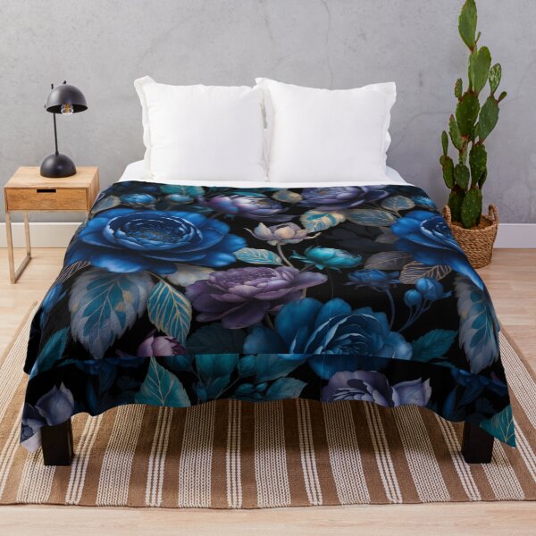 Item preview, Royal Sapphire Bloom | Luxury Blue Floral Pattern | Elegant Botanical Flower Design designed and sold by GalleryPeak.
