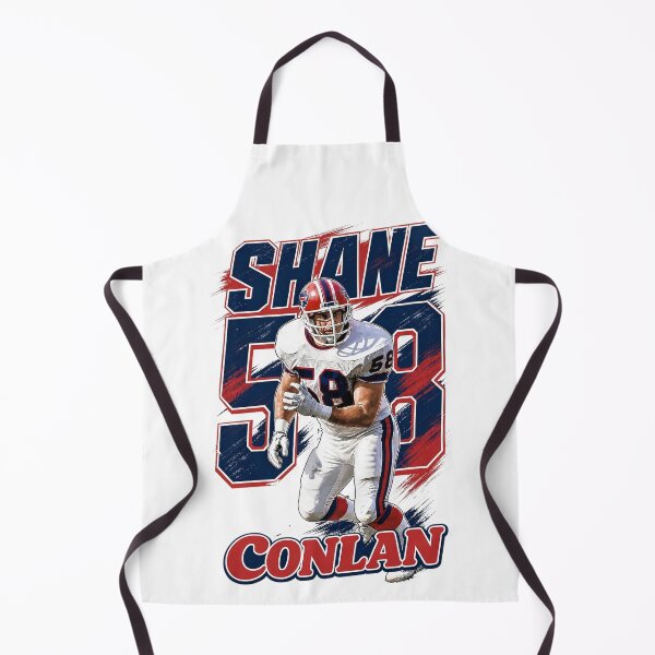 Item preview, Buffalo Defensive Legend No. 58 – Retro 90s Football Linebacker Art designed and sold by Thogan0416.