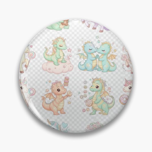 Item preview, Cute Pastel Unicorn and Baby Dragon Clipart Bundle | Kawaii Fantasy Animals designed and sold by Lizasharma2008.