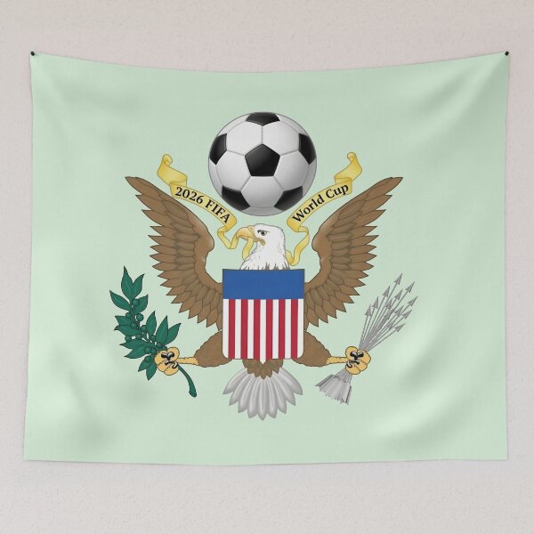 Item preview, Eagle Mascot 2026 Soccer World Cup designed and sold by Abeshinobi.