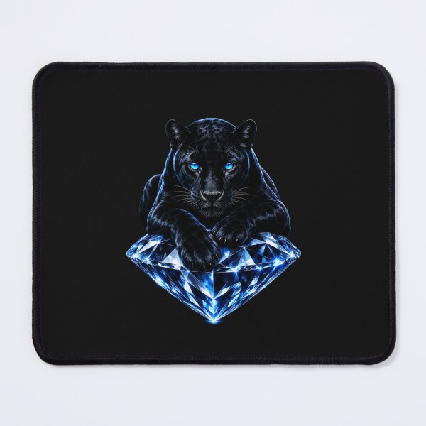 Item preview, Black Panther & Diamond – Luxury Power Art designed and sold by AstraDrip Studio.