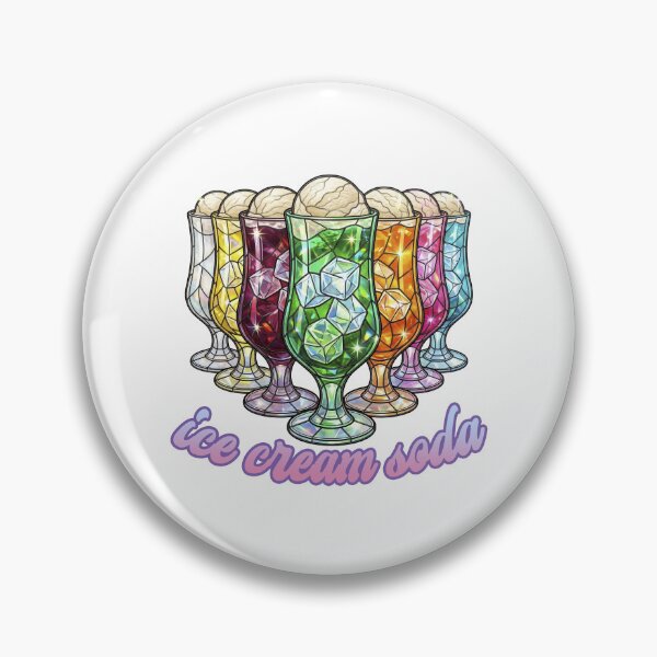 Item preview, Ice cream soda - stained glass style - designed and sold by LOVEARTDESIGN.
