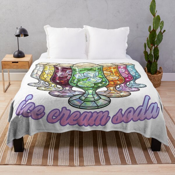Item preview, Ice cream soda - stained glass style - designed and sold by LOVEARTDESIGN.