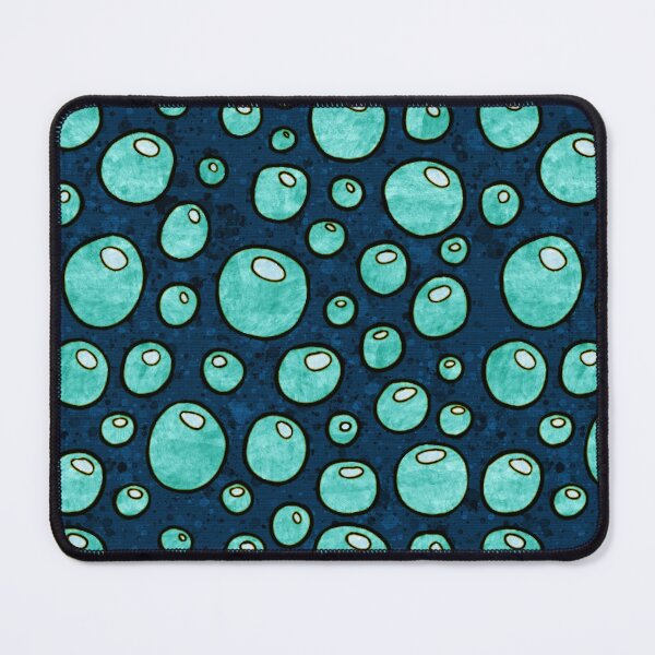 Item preview, Graphic ocean bubbles pattern, sky blue and dark blue abstract bubbles designed and sold by NadiaChevrel.