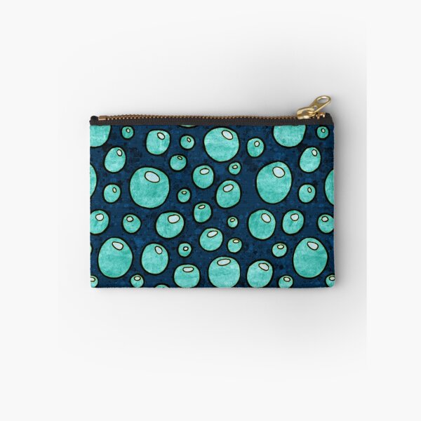 Item preview, Graphic ocean bubbles pattern, sky blue and dark blue abstract bubbles designed and sold by NadiaChevrel.