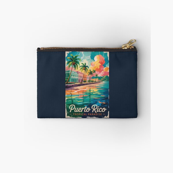 Item preview, Puerto Rico Painterly Illustration Travel Art Vintage designed and sold by KrisSidDesigns.