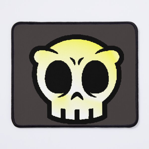 Item preview, Yellow Skull Kawaii Skull Minimal designed and sold by AstronautMerch.