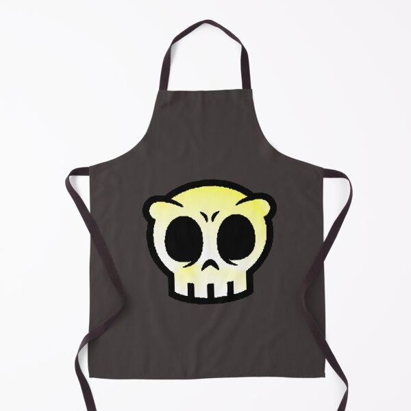 Item preview, Yellow Skull Kawaii Skull Minimal designed and sold by AstronautMerch.