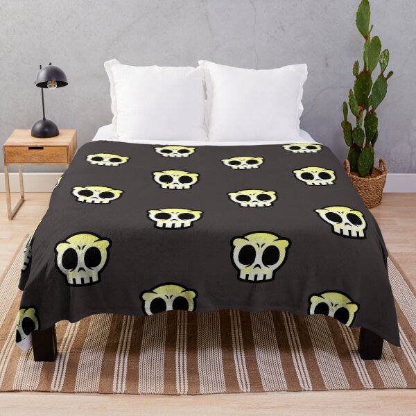 Item preview, Yellow Skull Kawaii Skull Minimal designed and sold by AstronautMerch.