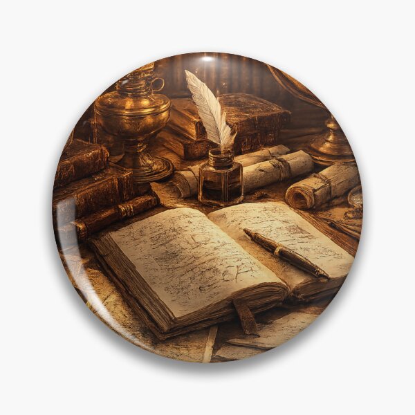 Item preview, Scholar’s Desk of Knowledge | Vintage Study Aesthetic designed and sold by Sticleg.