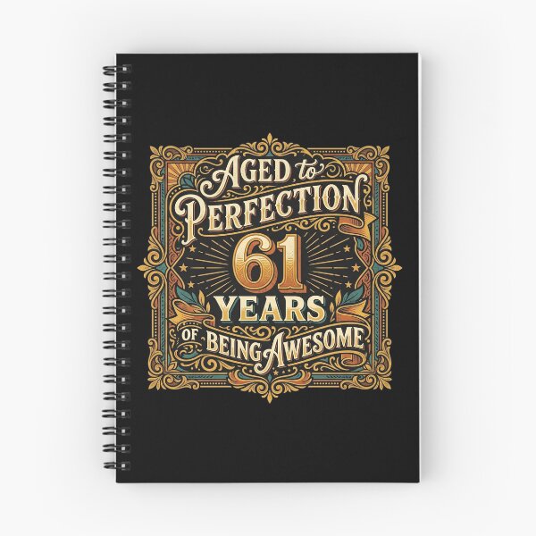 Item preview, Aged to Perfection 61st Birthday Retro designed and sold by DuckOddity.