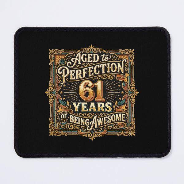 Item preview, Aged to Perfection 61st Birthday Retro designed and sold by DuckOddity.