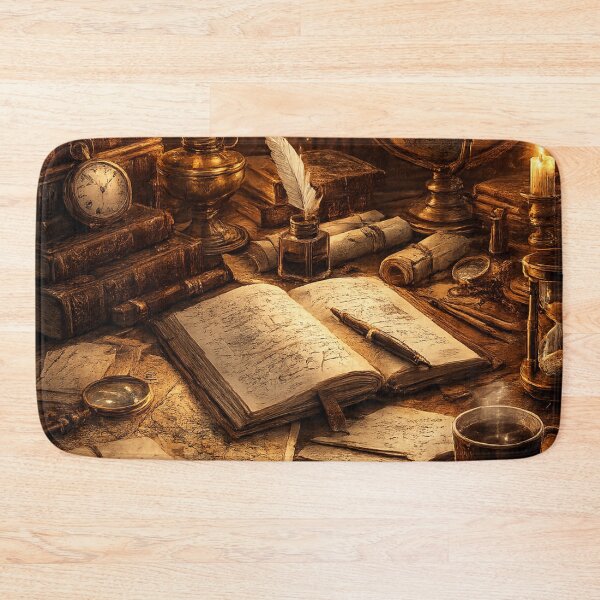 Item preview, Scholar’s Desk of Knowledge | Vintage Study Aesthetic designed and sold by Sticleg.