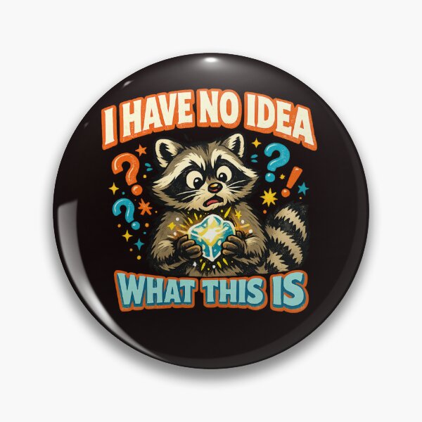 Item preview, Confused Raccoon – I Have No Idea What This Is designed and sold by FrameFlow.
