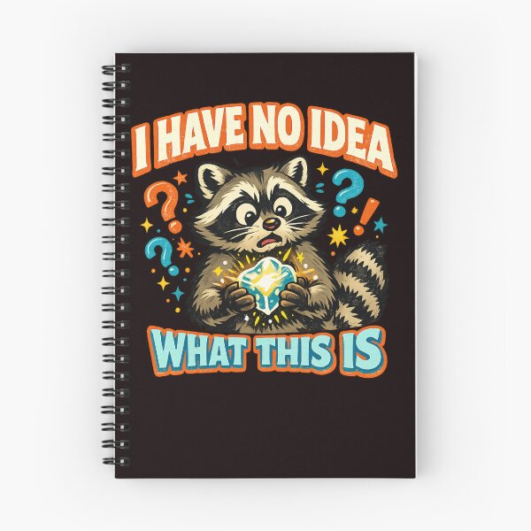 Item preview, Confused Raccoon – I Have No Idea What This Is designed and sold by FrameFlow.